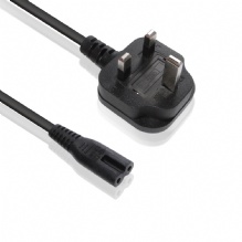 BS 3-Pin 英规插头 八字尾 电源线组 1.8米